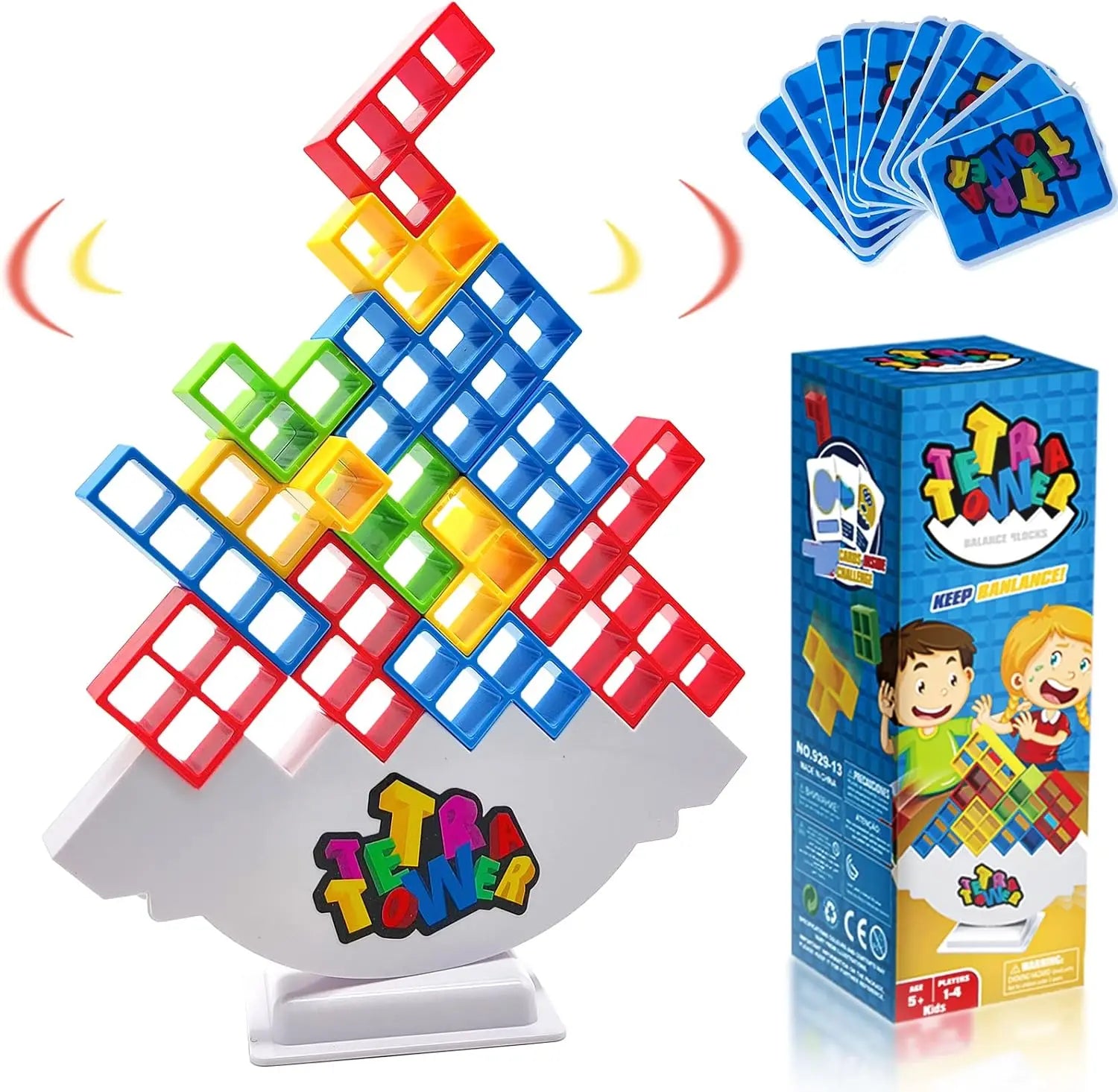 New 3D Tetris Tower Balancing Stacking Toys, Board Games for Kids,Puzzle Board